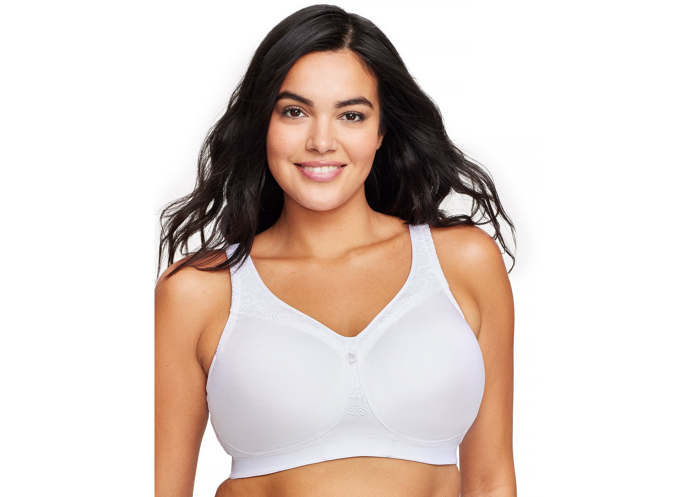 Full Figure Plus Size MagicLift Seamless Firm Support Bra Wirefree #1007