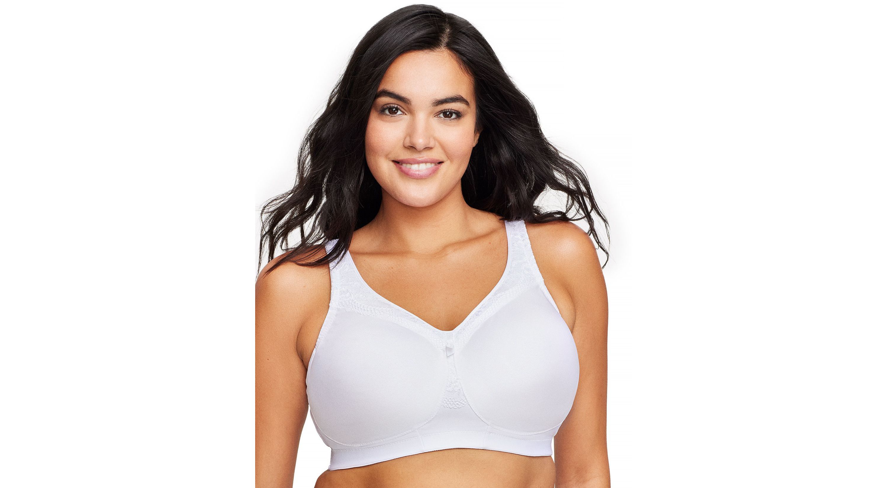 Full Figure Plus Size MagicLift Seamless Firm Support Bra Wirefree #1007