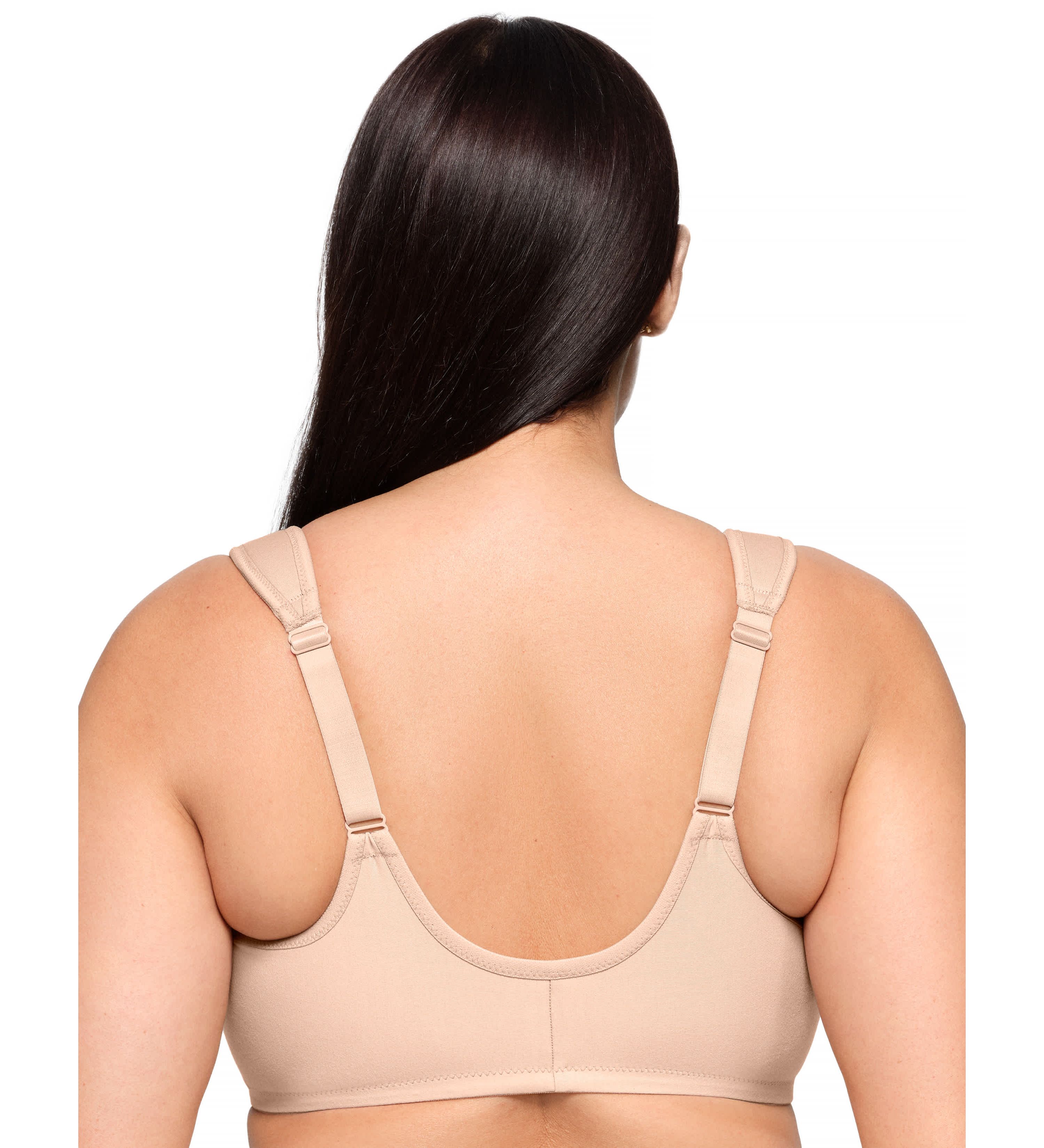 Full Figure Plus Size Front-Closure Cotton WonderWire Bra Underwire #1241