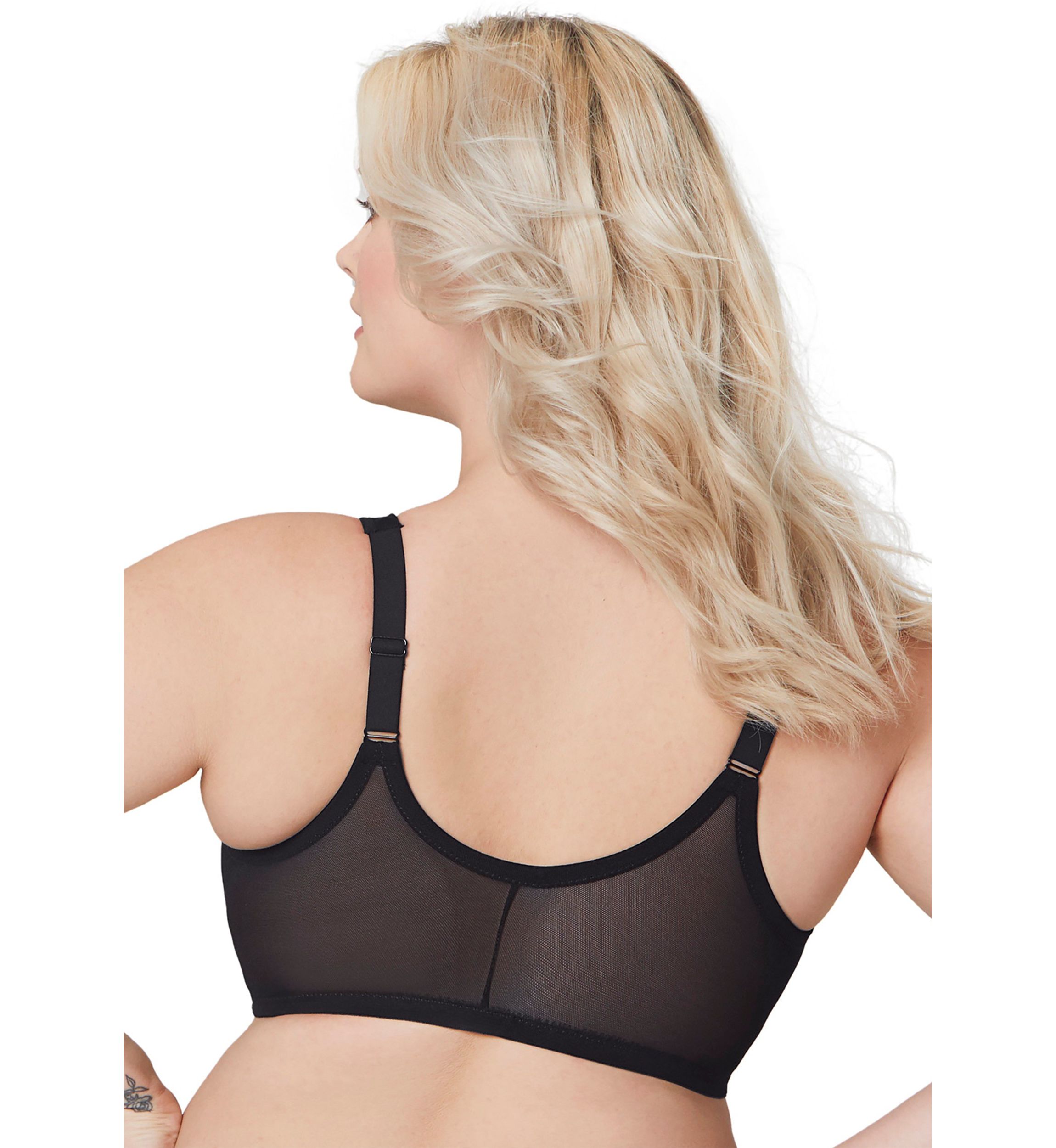 Full Figure Plus Size MagicLift Natural Shape Front-Closure Bra Wirefree #1210
