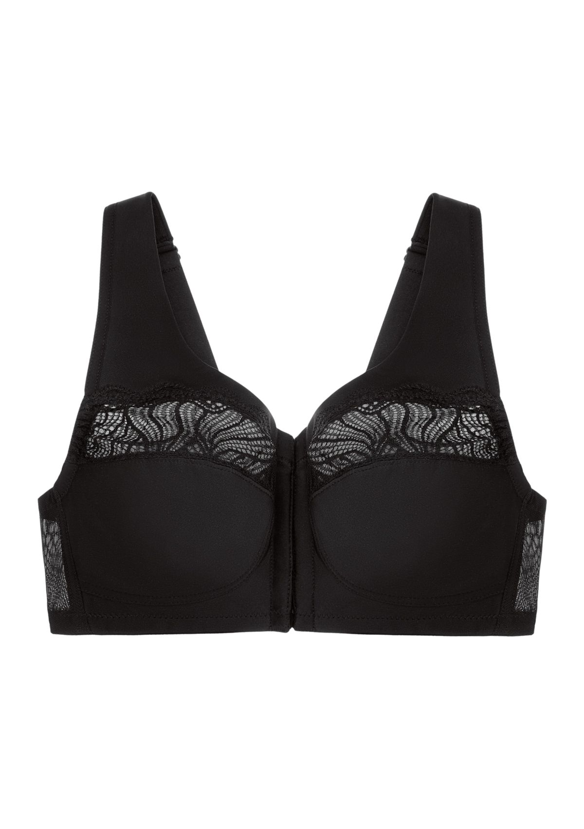 Full Figure Plus Size MagicLift Natural Shape Front-Closure Bra Wirefree #1210