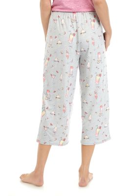 New Directions Lush Luxe Capri Sleep Pants Belk