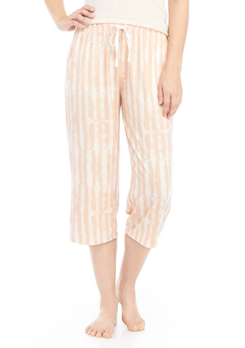 Printed Capri Sleep Pants 