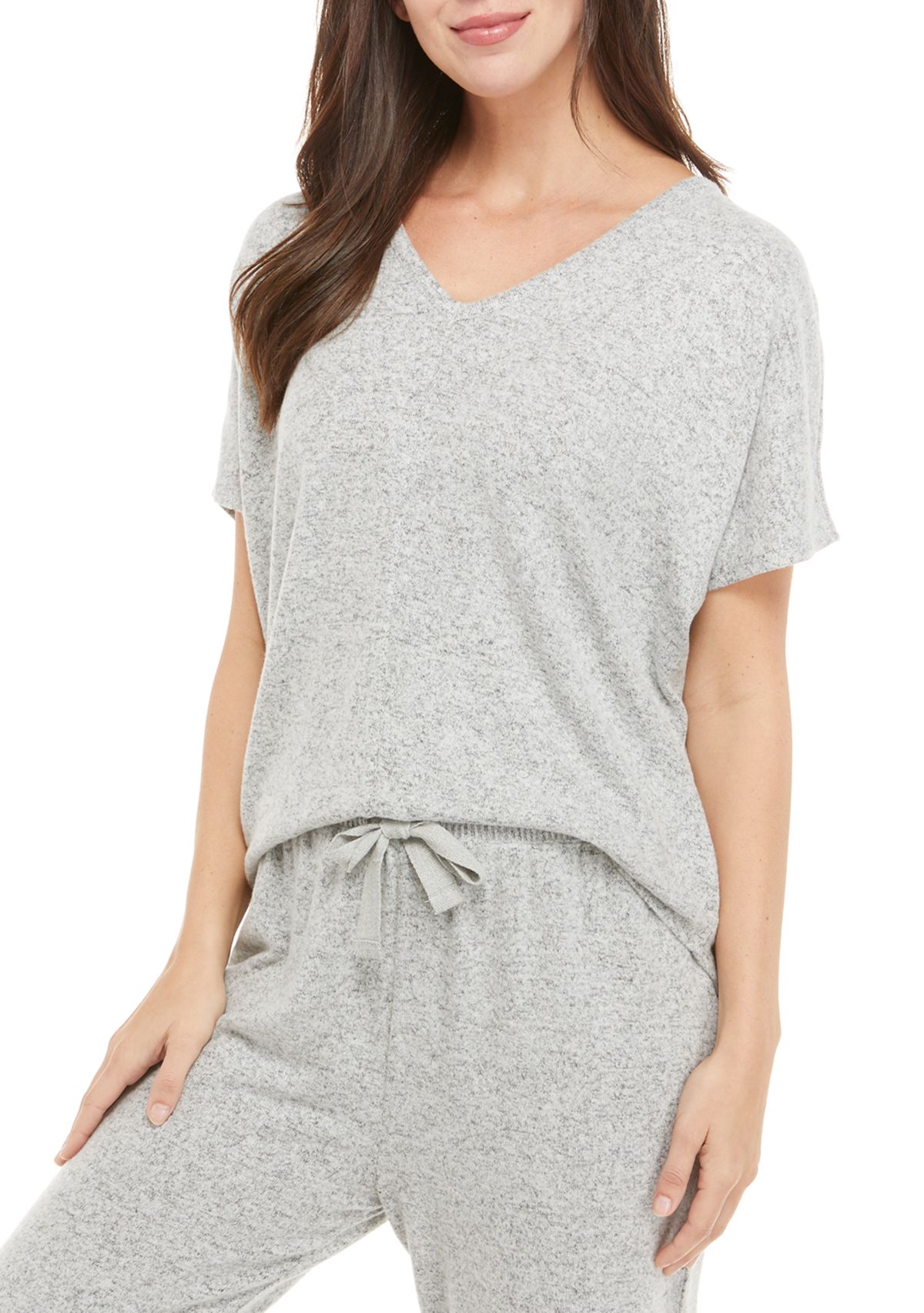 Short Sleeve Hacci Sleep Top