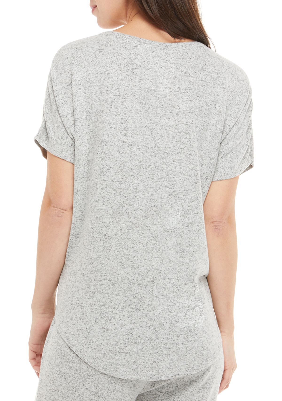 Short Sleeve Hacci Sleep Top