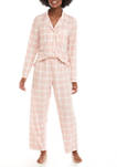 2-Piece 3/4 Notch Lush Luxe Pajama Set