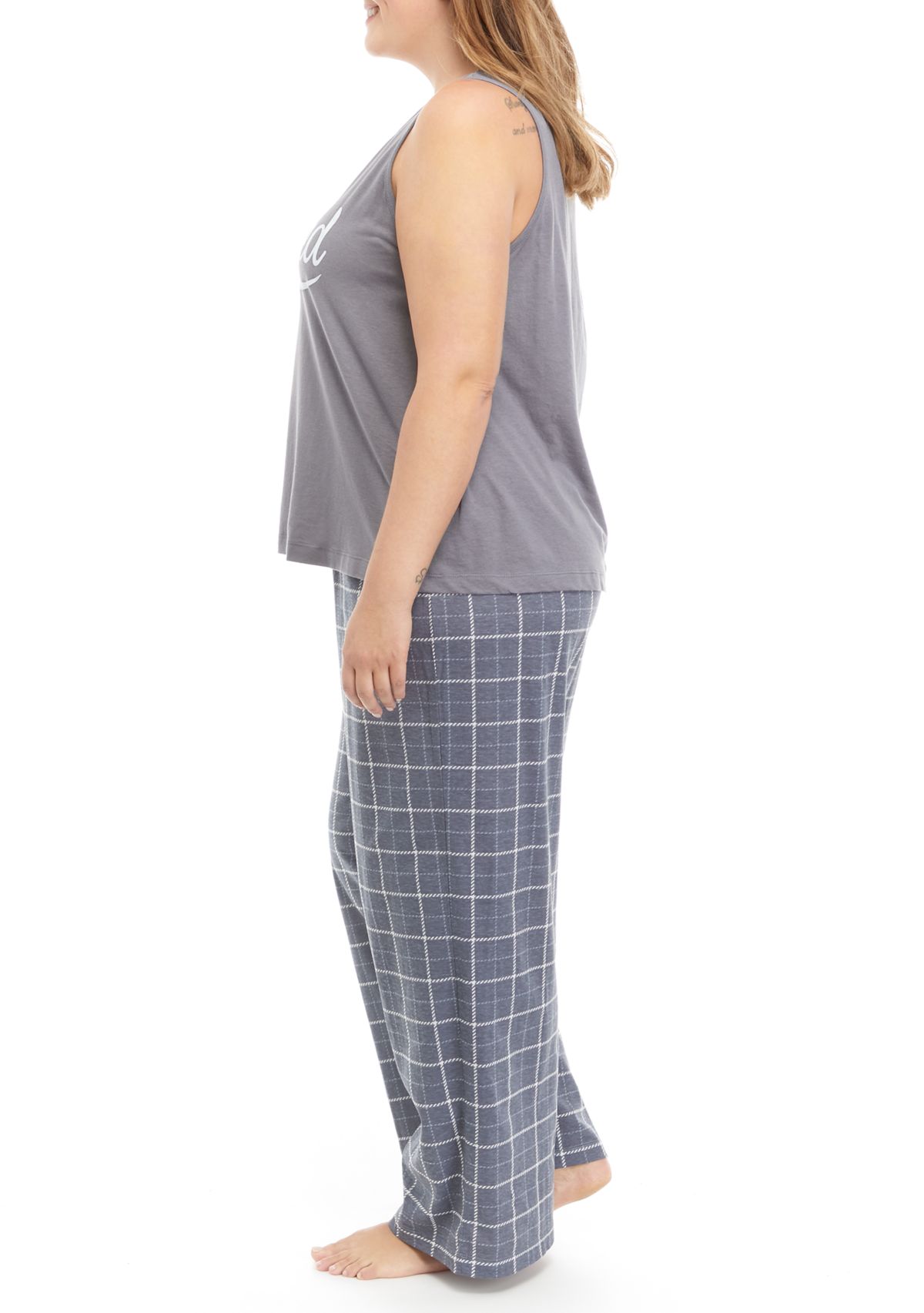 Plus Size 3-Piece Pajama Set