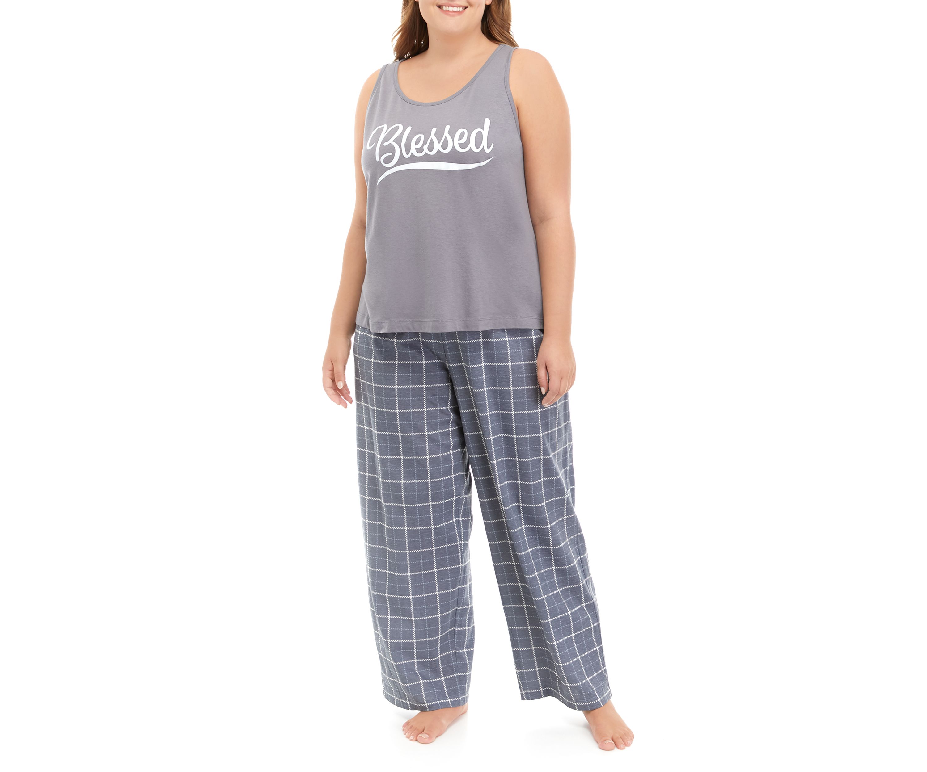 Plus Size 3-Piece Pajama Set