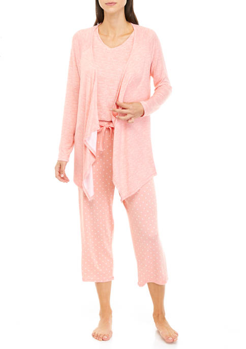 Kim Rogers® Whisperluxe 3 Piece Pajama Set