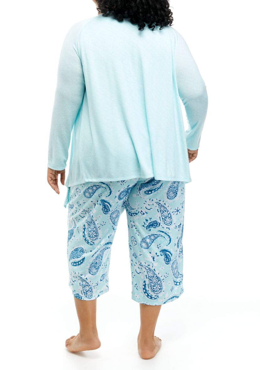 Plus Size WhisperLuxe 3-Piece Pajama Set