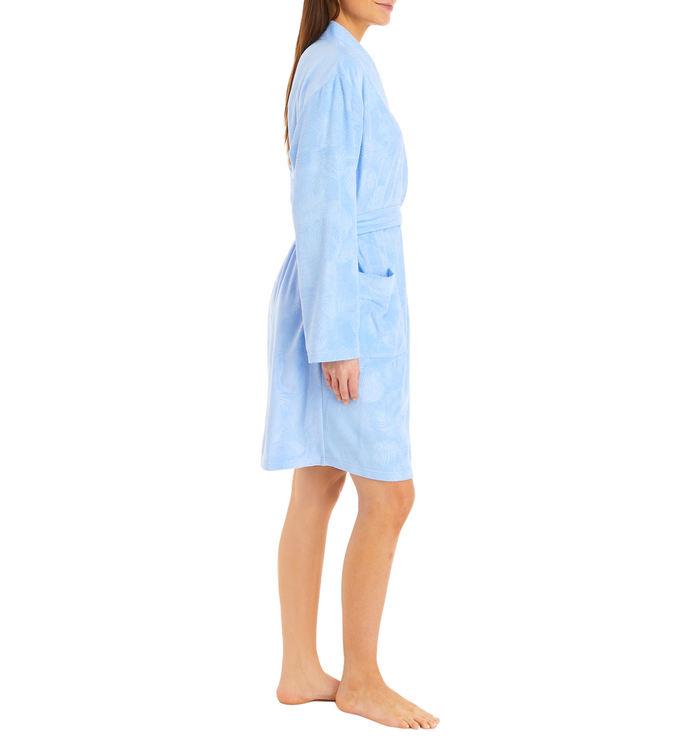 Womens Embossed Terry Robe