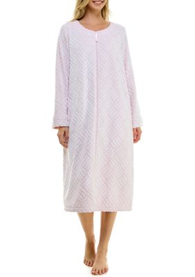 L/XL Terry Cloth Solid Bathrobe White - Linum Home Textiles