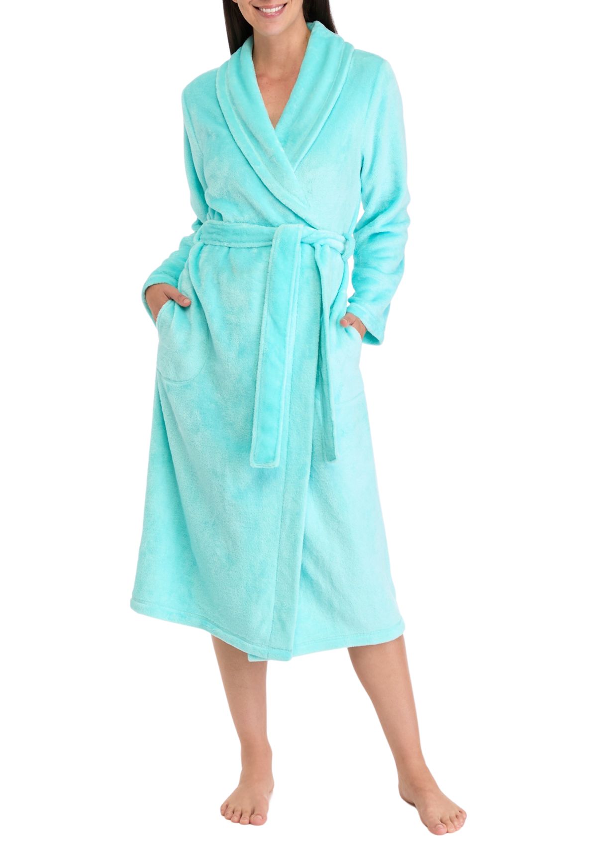 Folded Plush Robe 