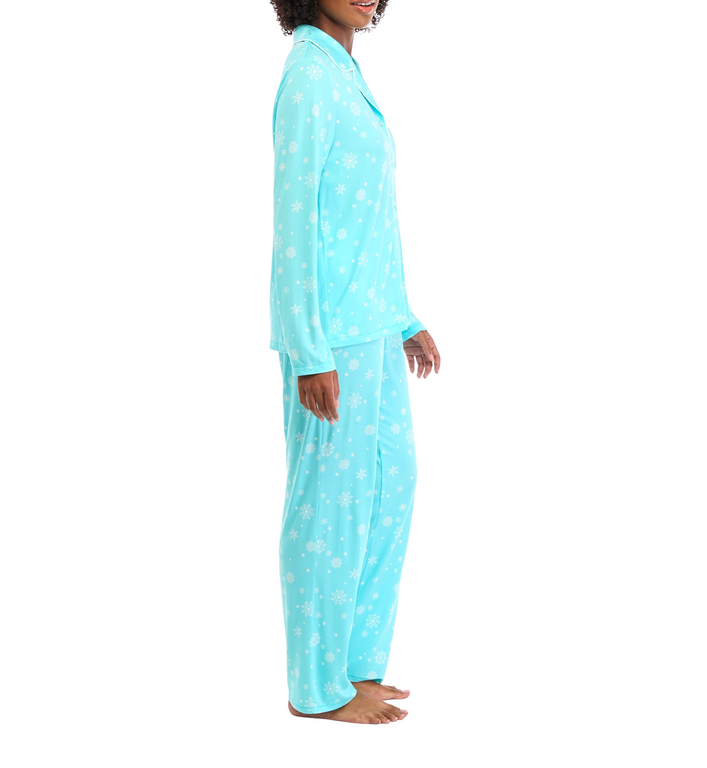 Lush Luxe Notch Collar Folded Pajama Set