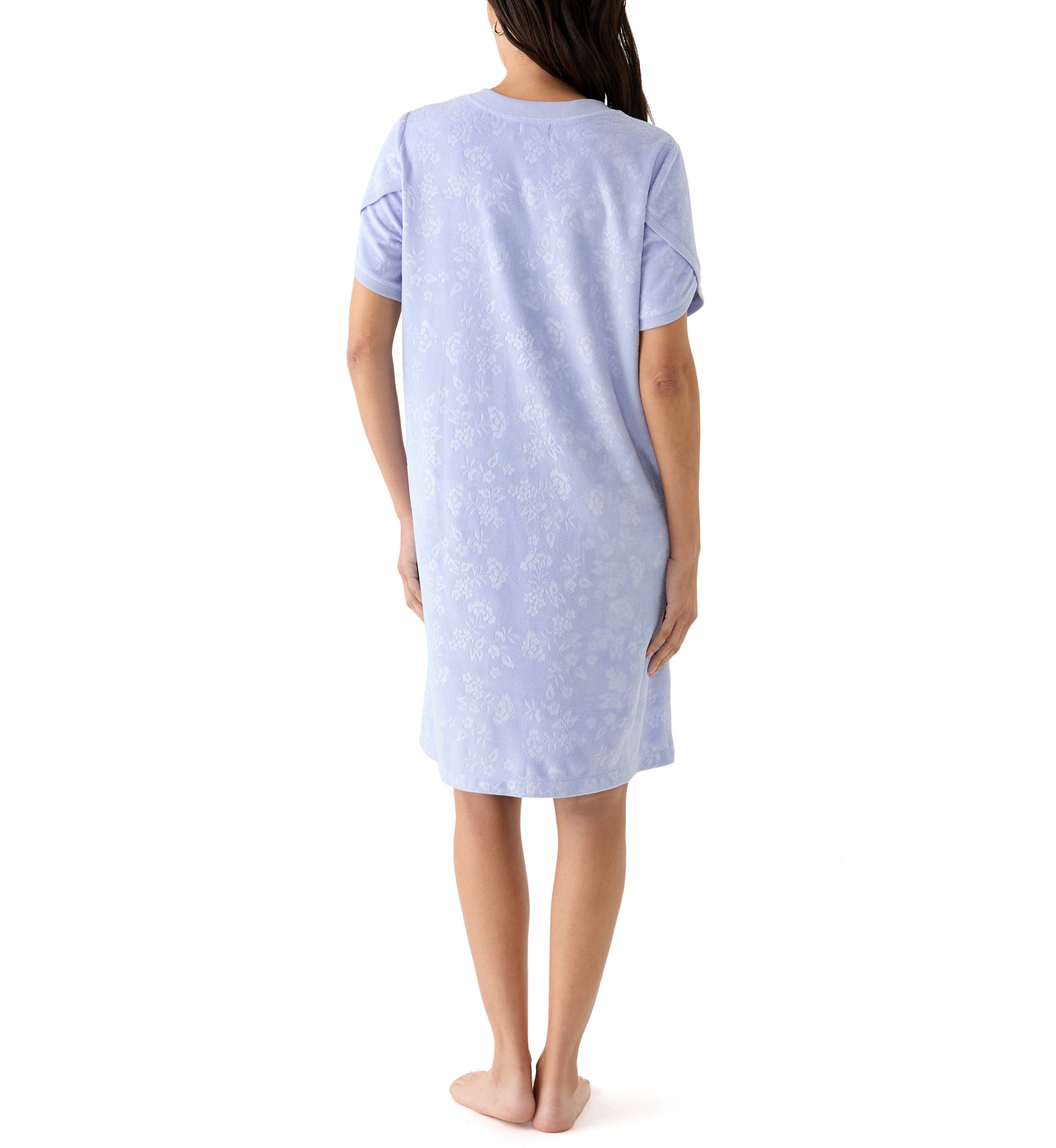 Embossed Terry Zip Robe