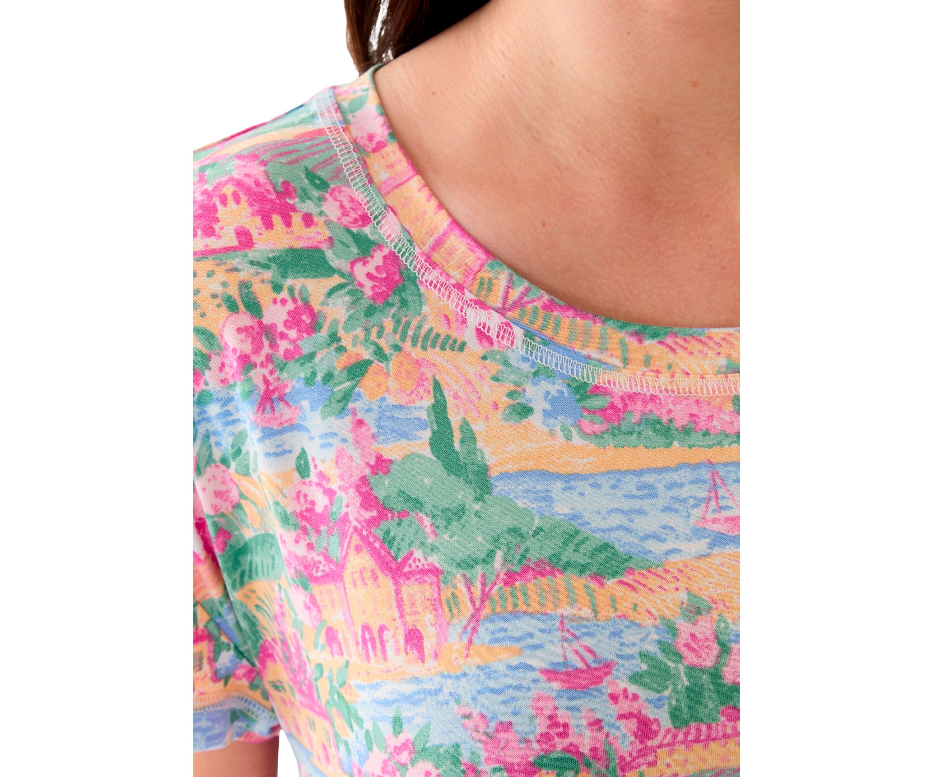 Womens Short Sleeve Sleep Shirt