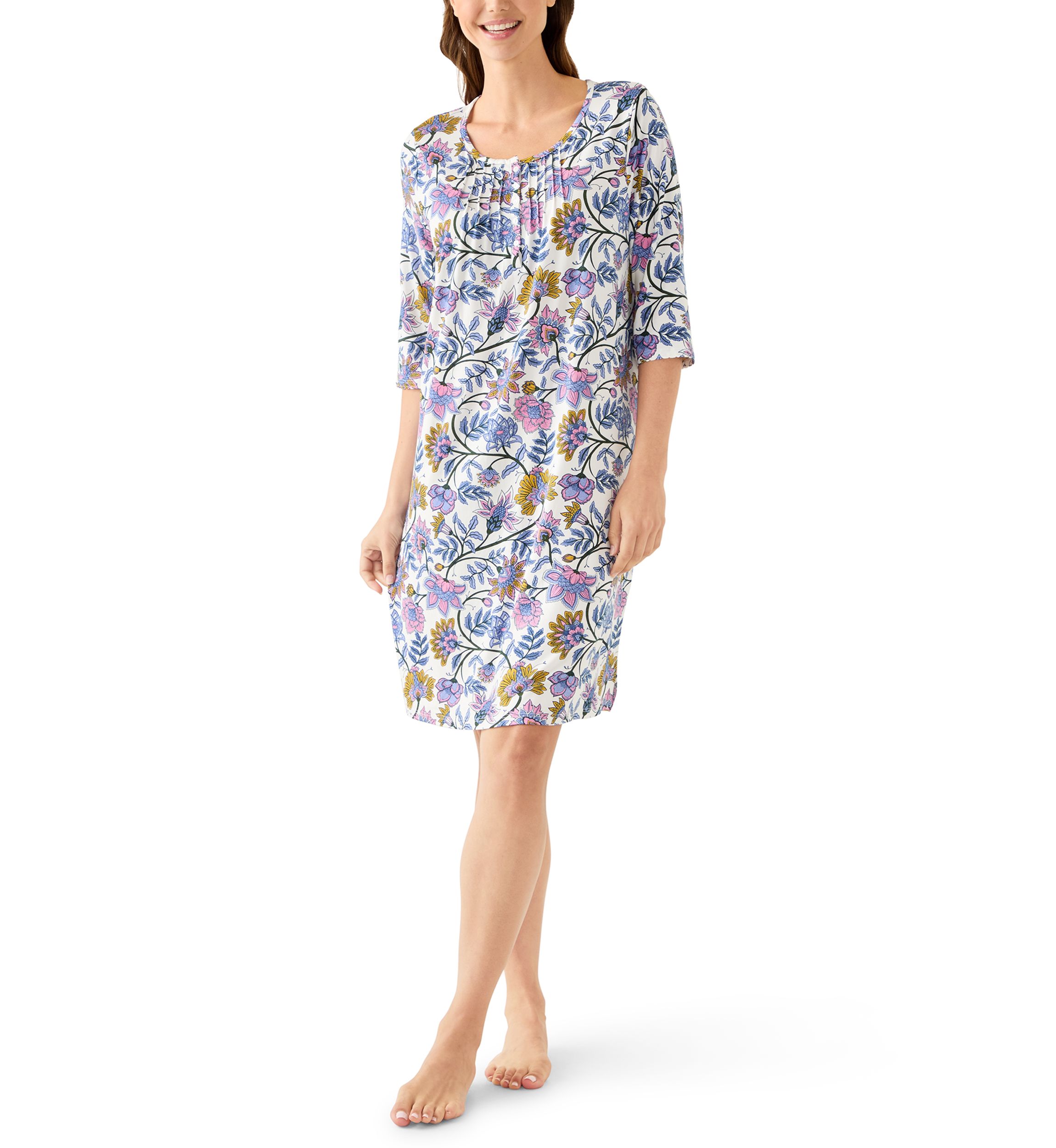 3/4 Sleeve Tunic Sleepshirt