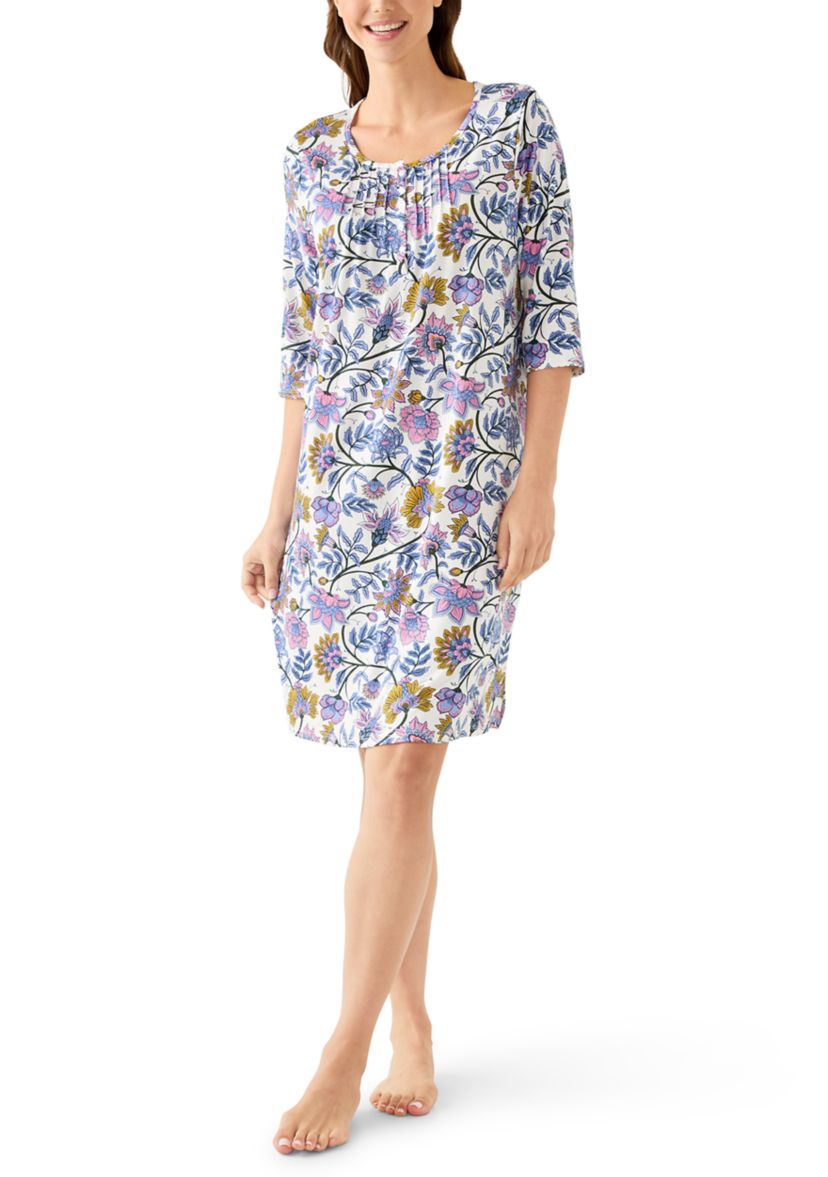 3/4 Sleeve Tunic Sleepshirt