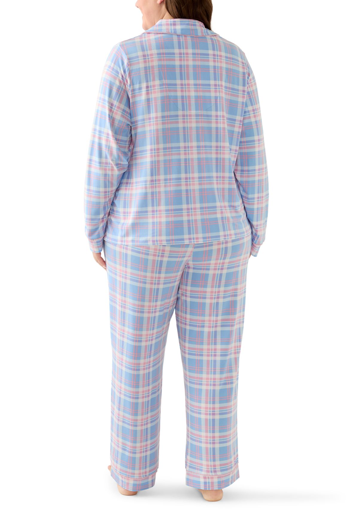 Plus Size Long Sleeve Pajama Set