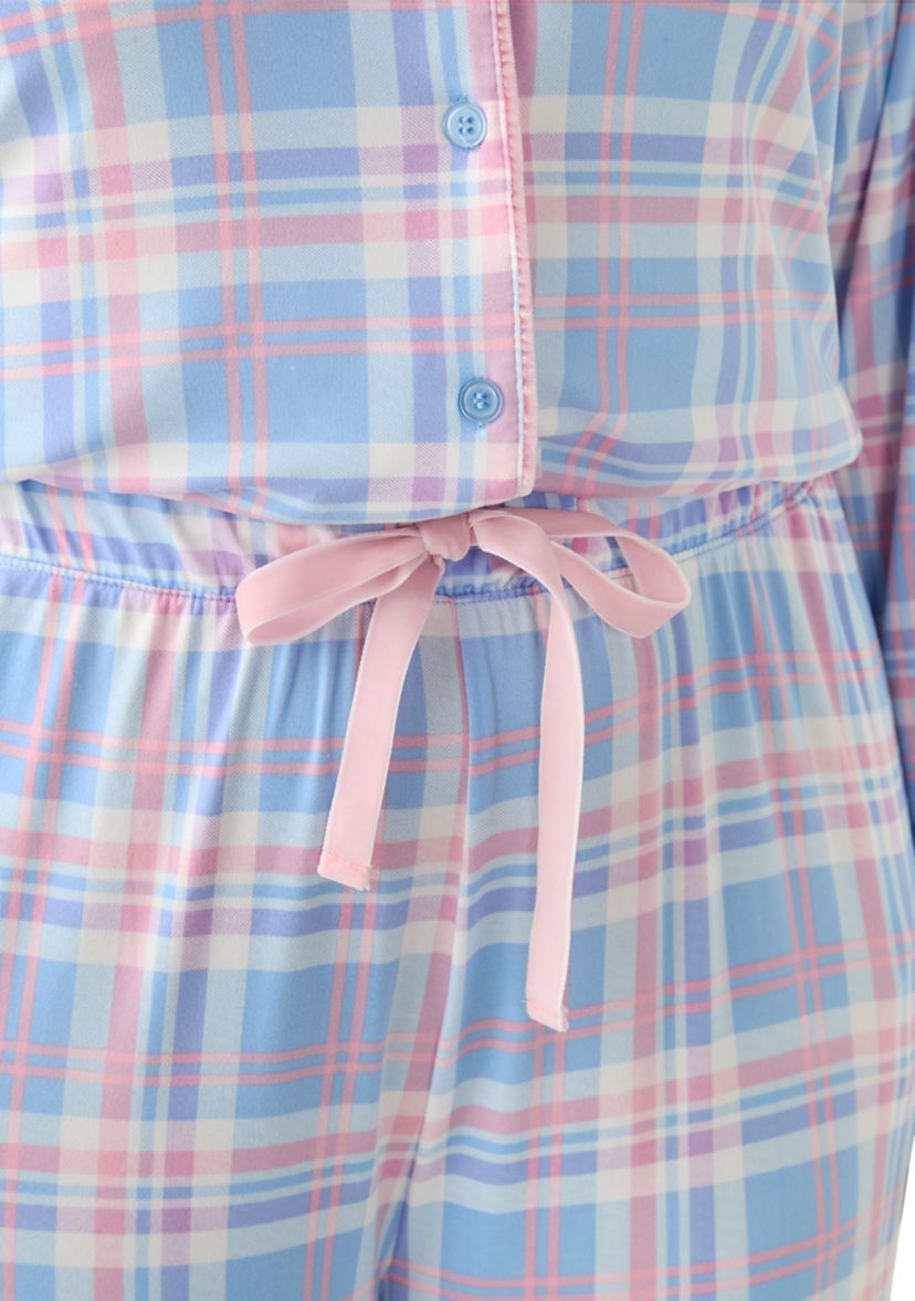 Plus Size Long Sleeve Pajama Set