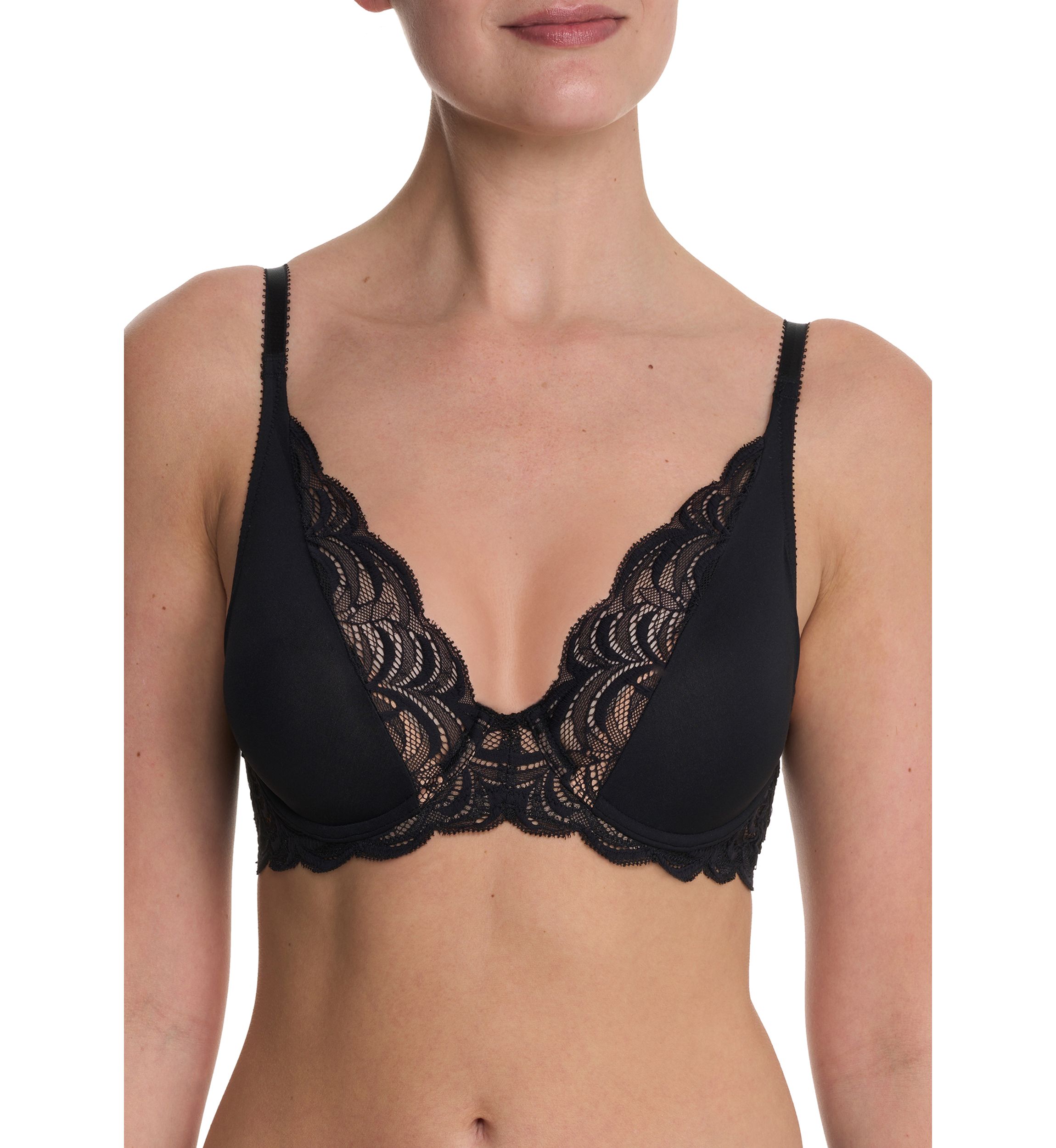 Persuasion Lace Convertible Plunge T-Shirt Bra