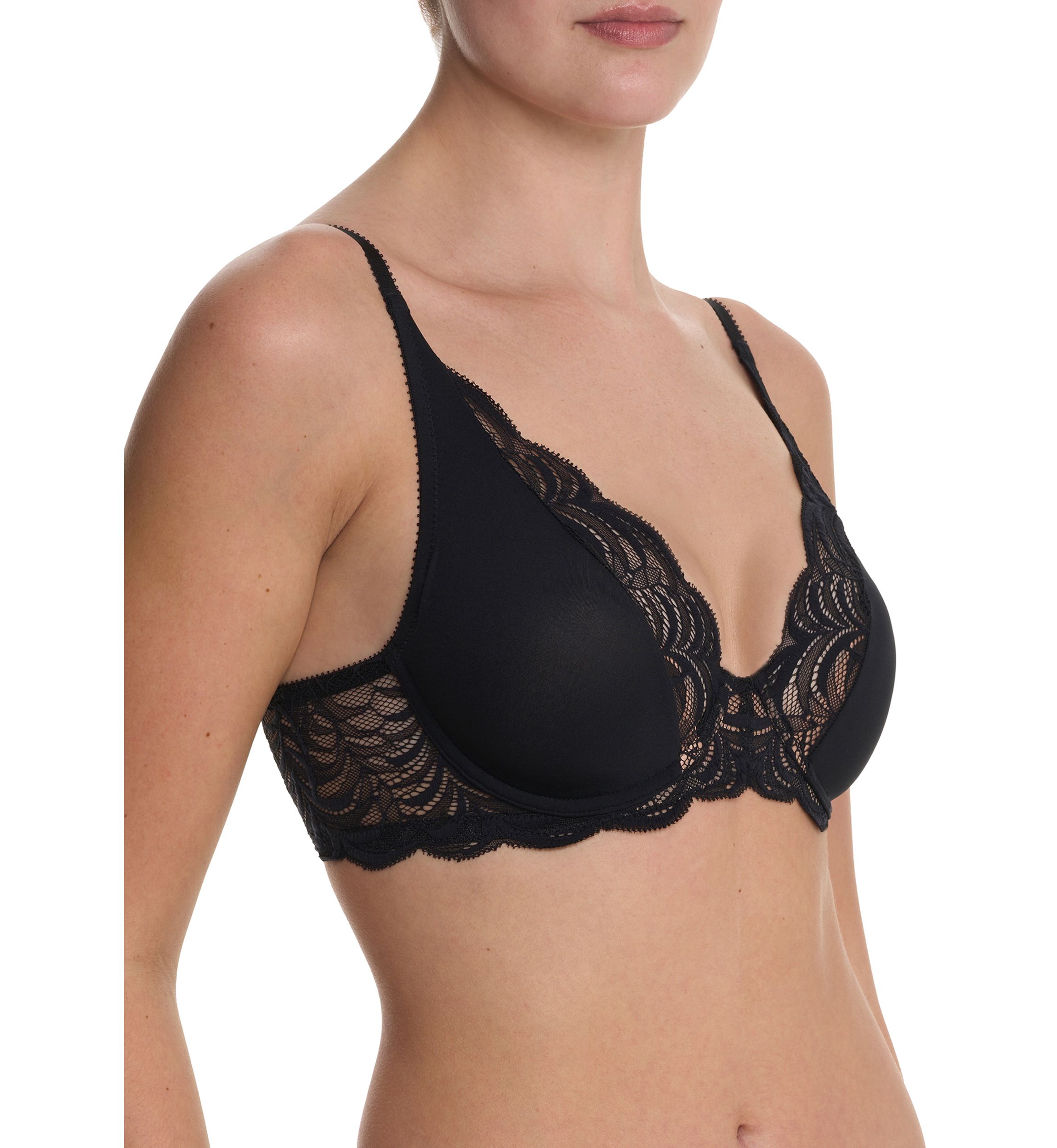 Persuasion Lace Convertible Plunge T-Shirt Bra