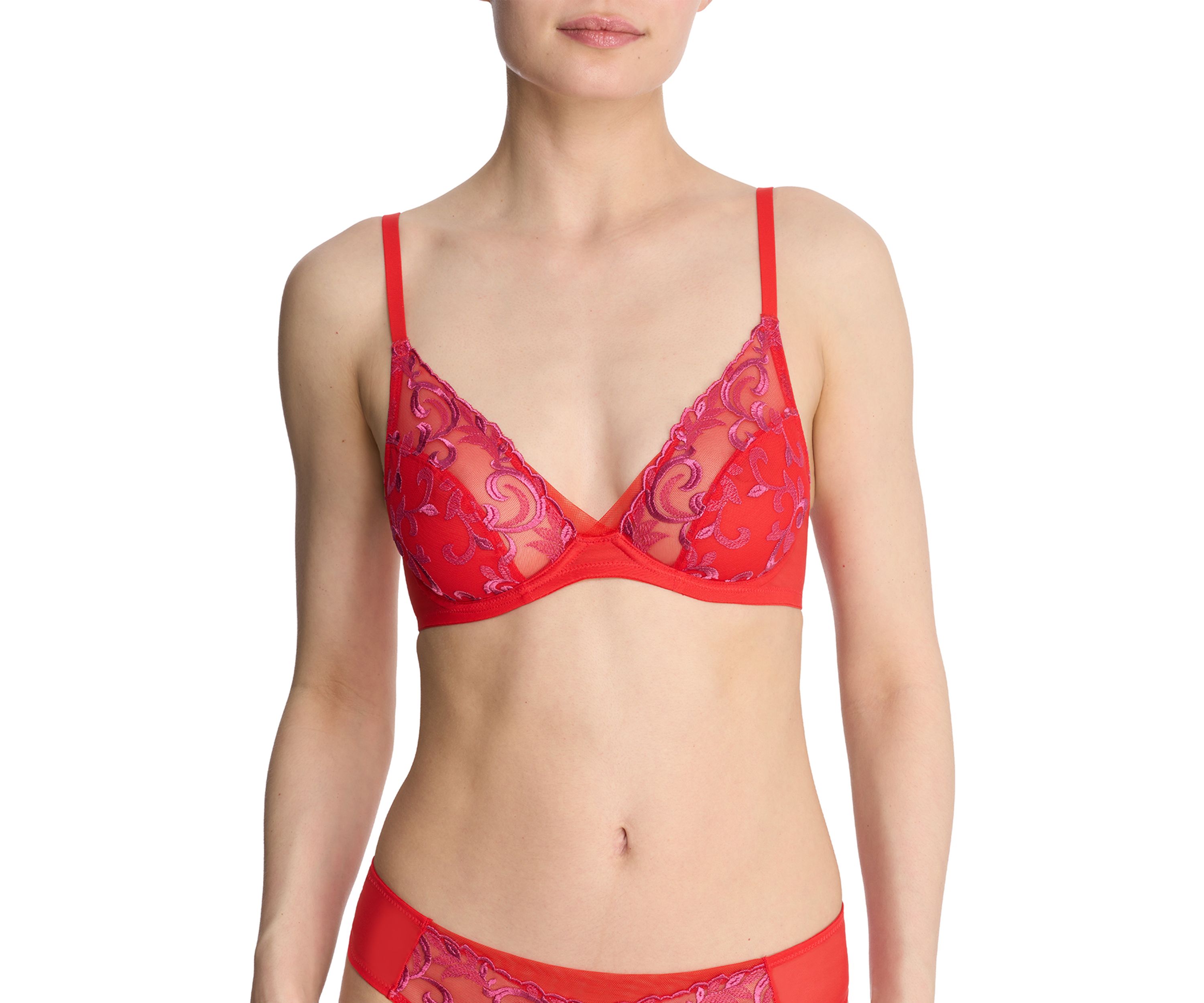 Embellished Underwire Bra