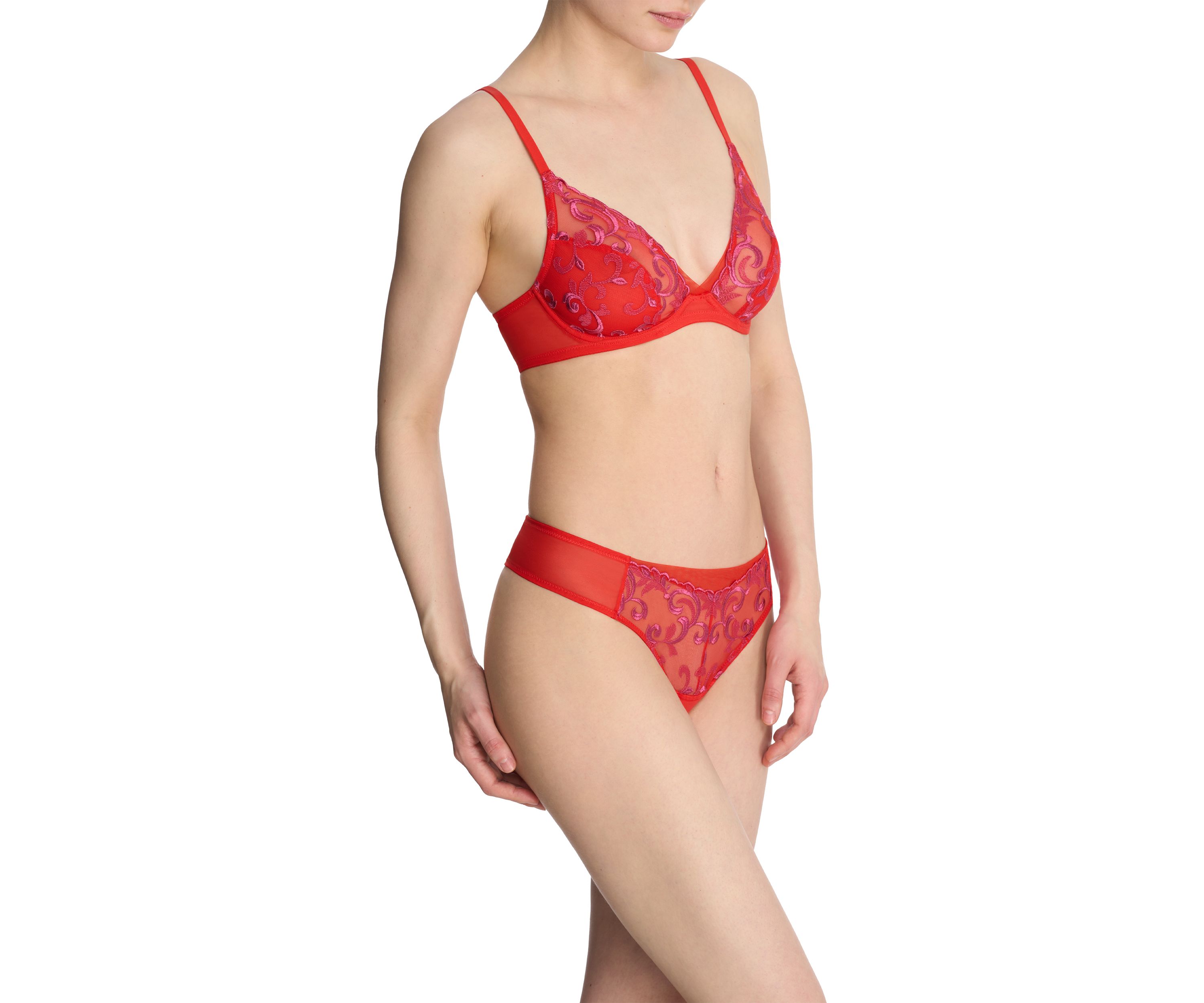 Embellished Underwire Bra