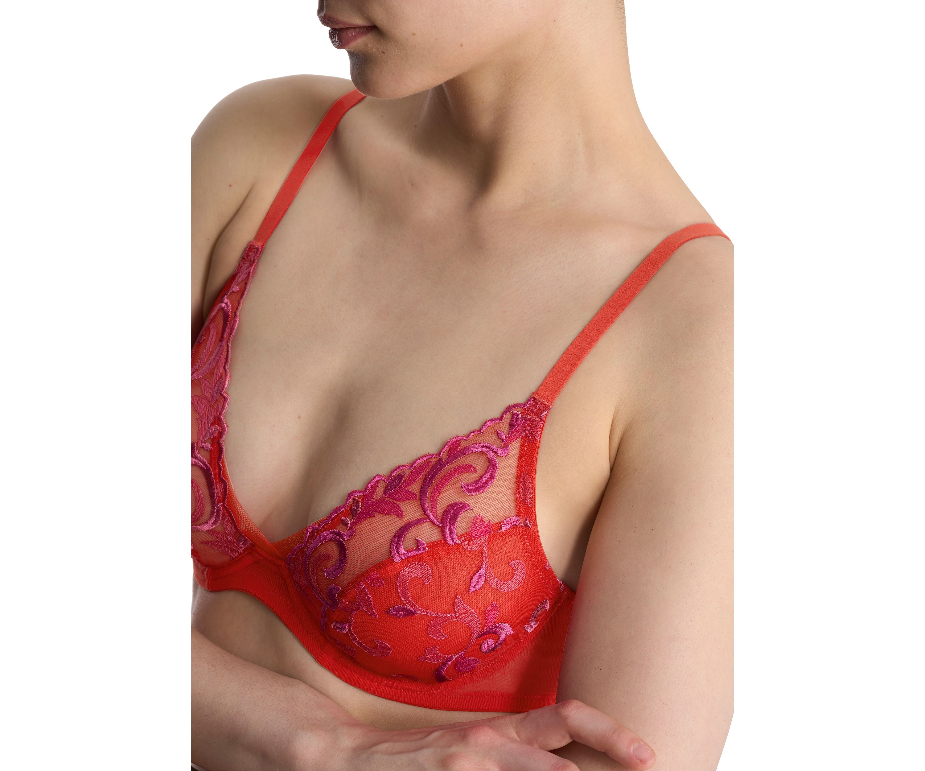Embellished Underwire Bra