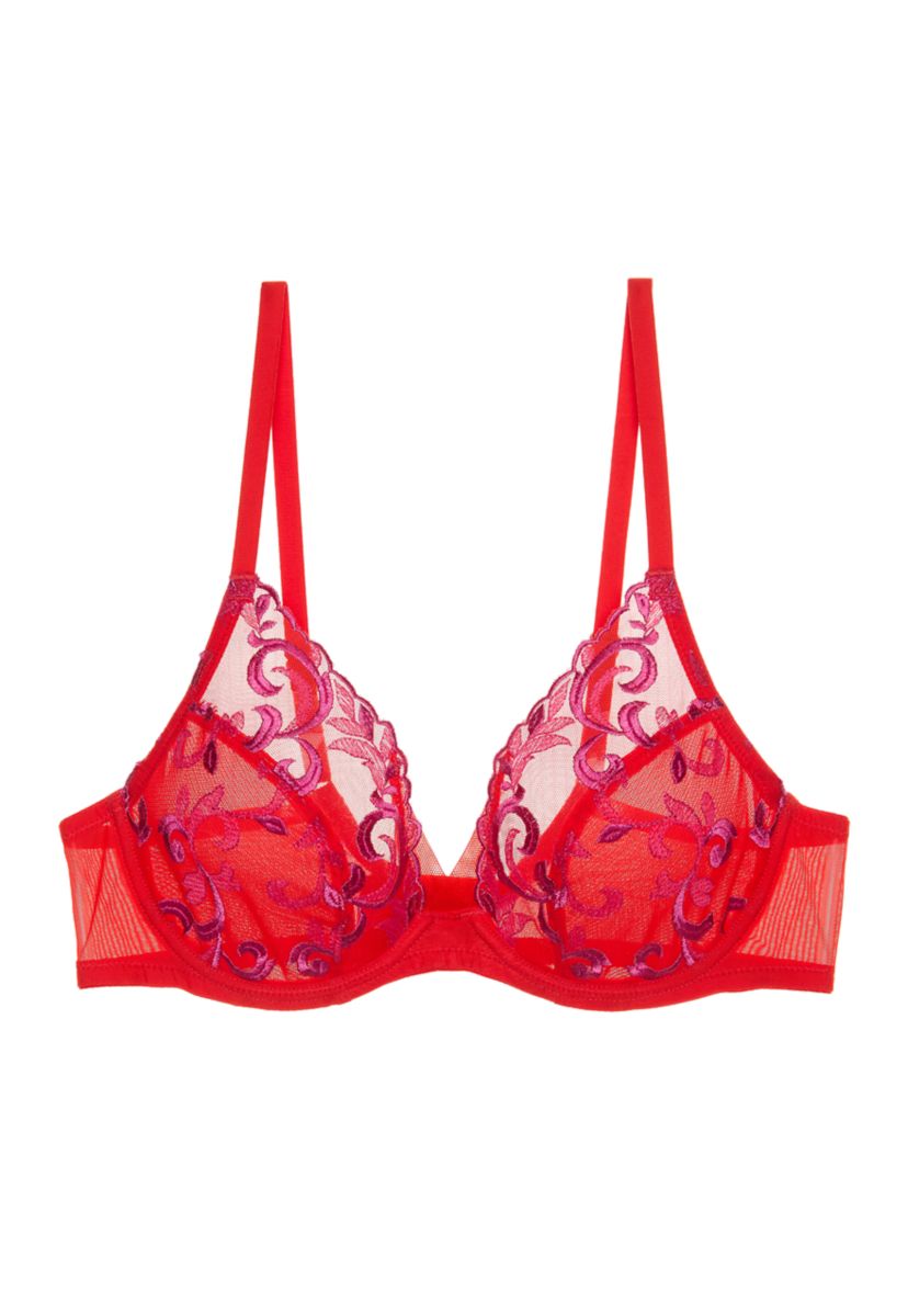 Embellished Underwire Bra