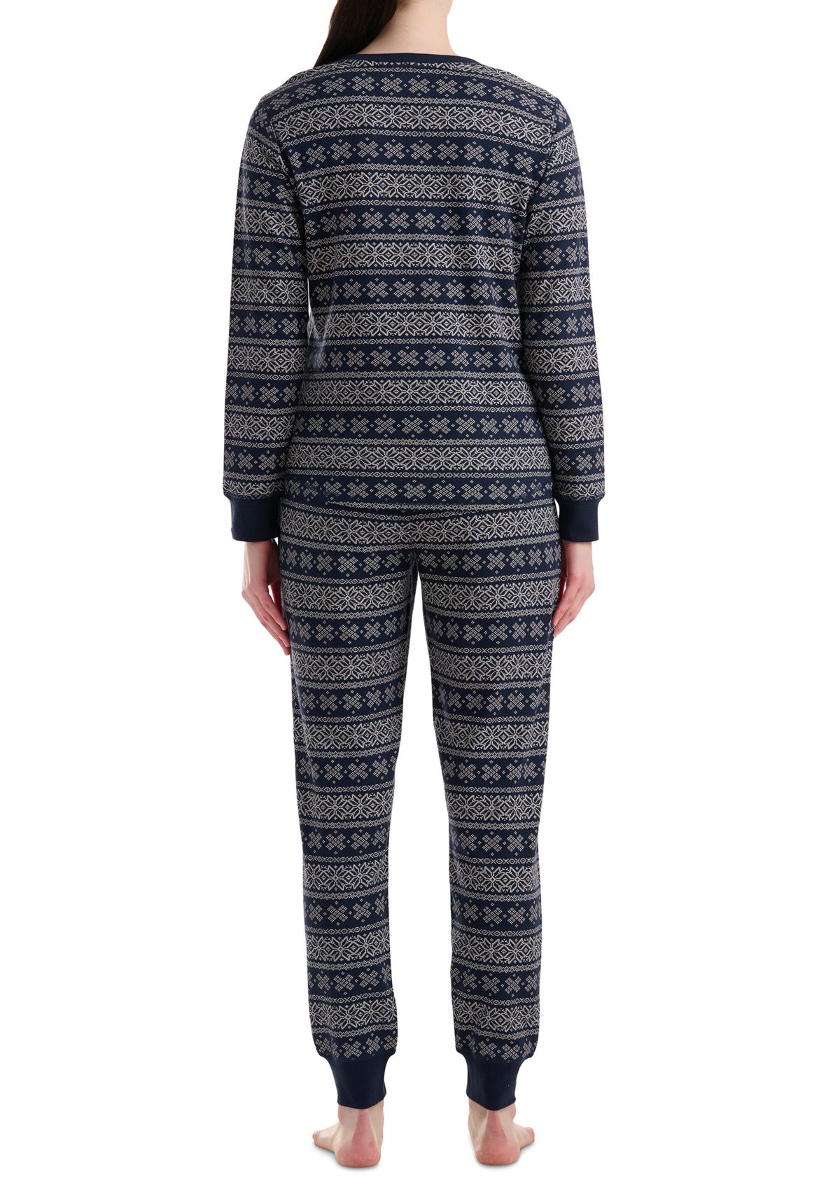 Thermal Henley Pajama Set 