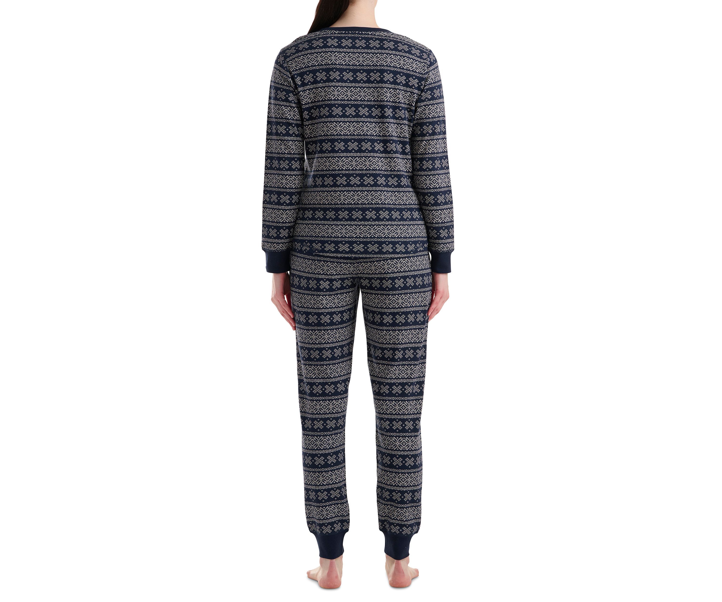 Thermal Henley Pajama Set 