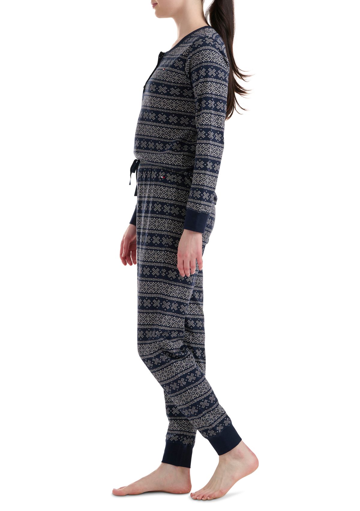 Thermal Henley Pajama Set 