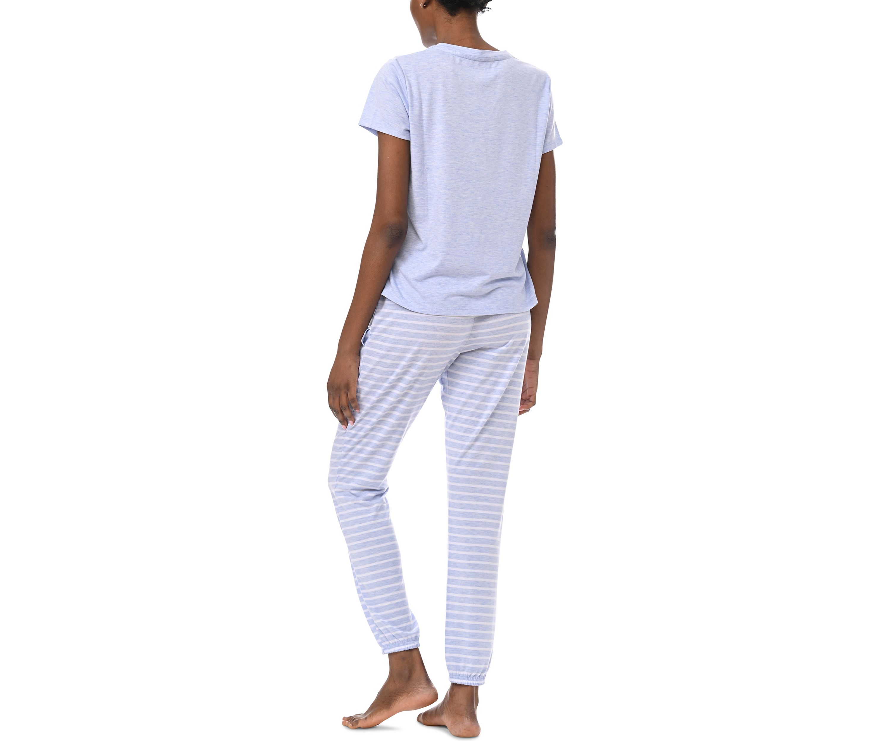 Short Sleeve T-Shirt and Jogger Pants Pajama Set