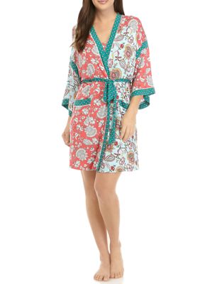 Layla® 3/4 Sleeve Kimono Robe | belk