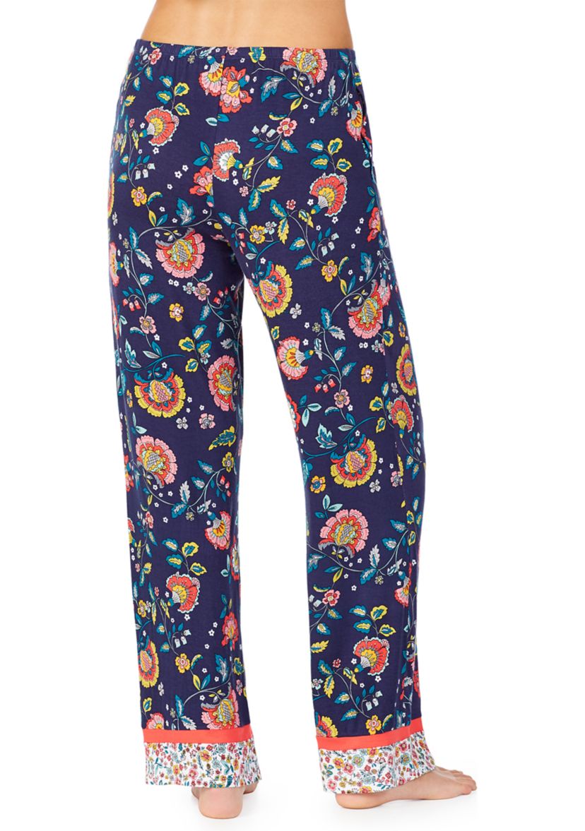 Printed Knit Pajama Pants
