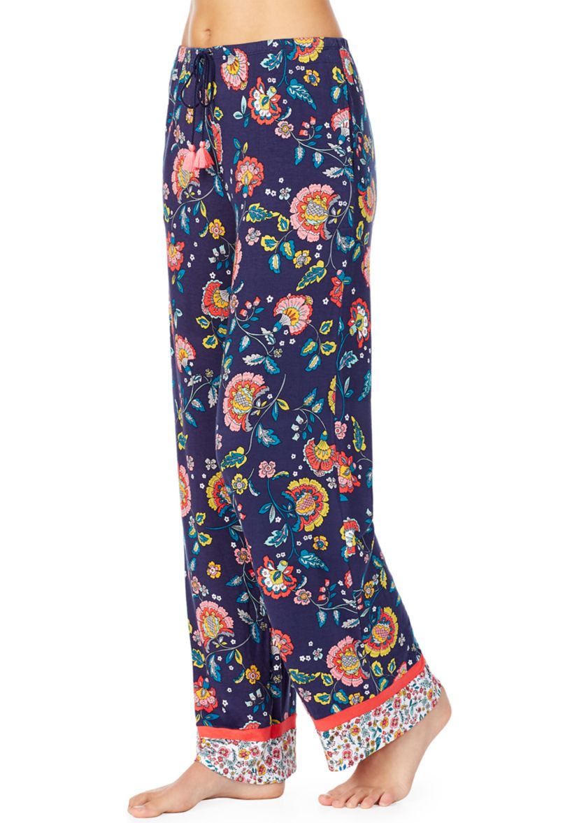 Printed Knit Pajama Pants