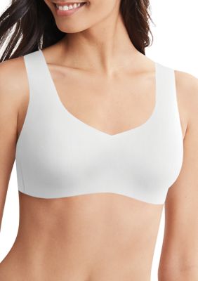 Hanes Ultimate Women's Wireless Bra, Seamless Comfy Support Porcelain S 