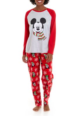 Briefly Stated Mickey Holiday Pajama Set - Mom | belk