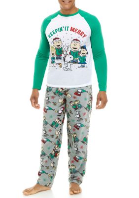 Peanuts Adult Family Pajama Set belk