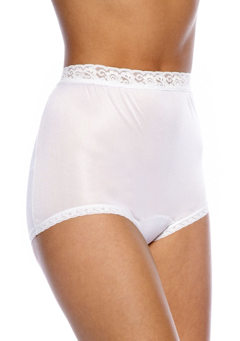 Lace Trim Briefs - 945