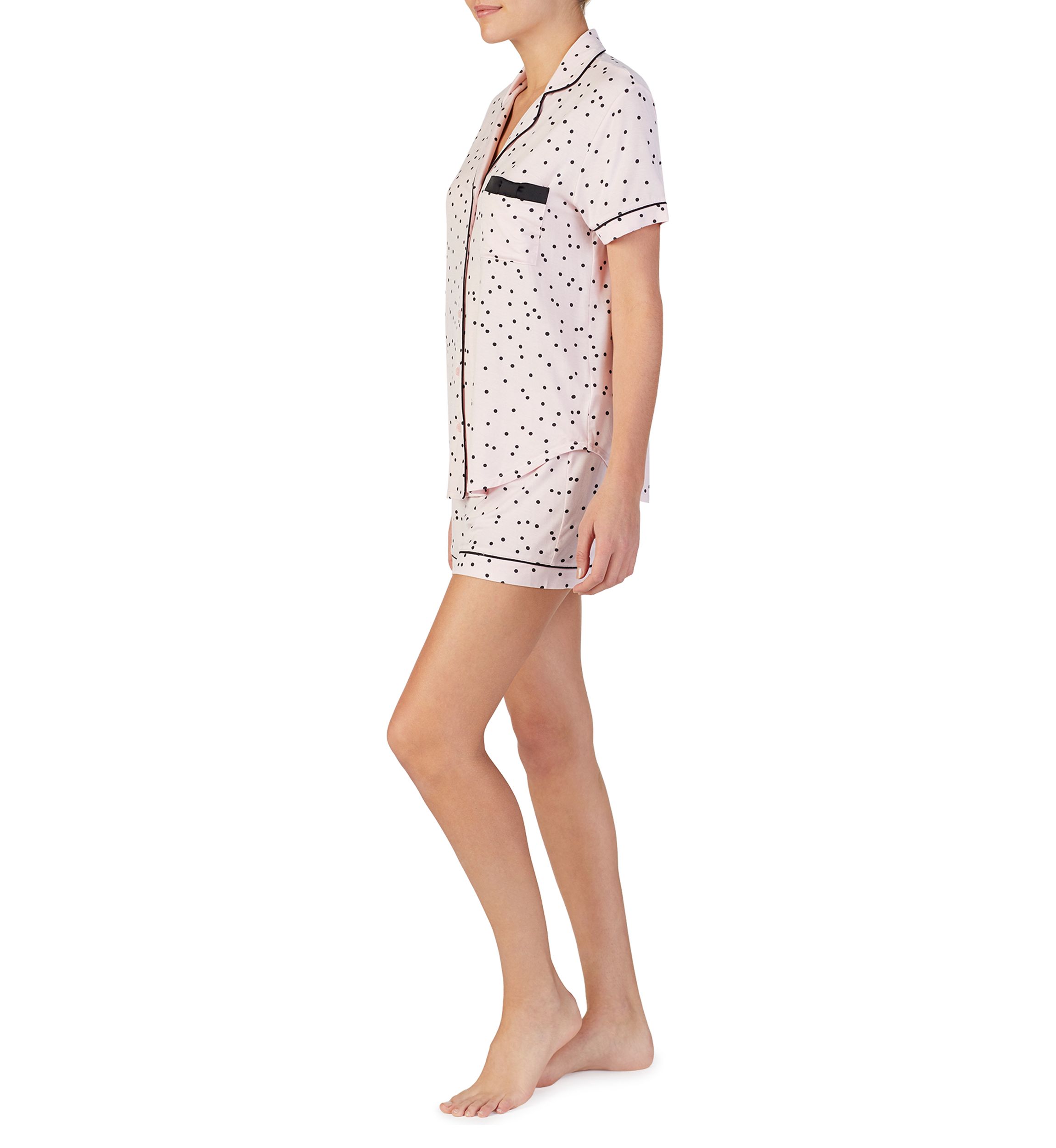 2-Piece Short Sleeve Modal Shortie Pajama Set