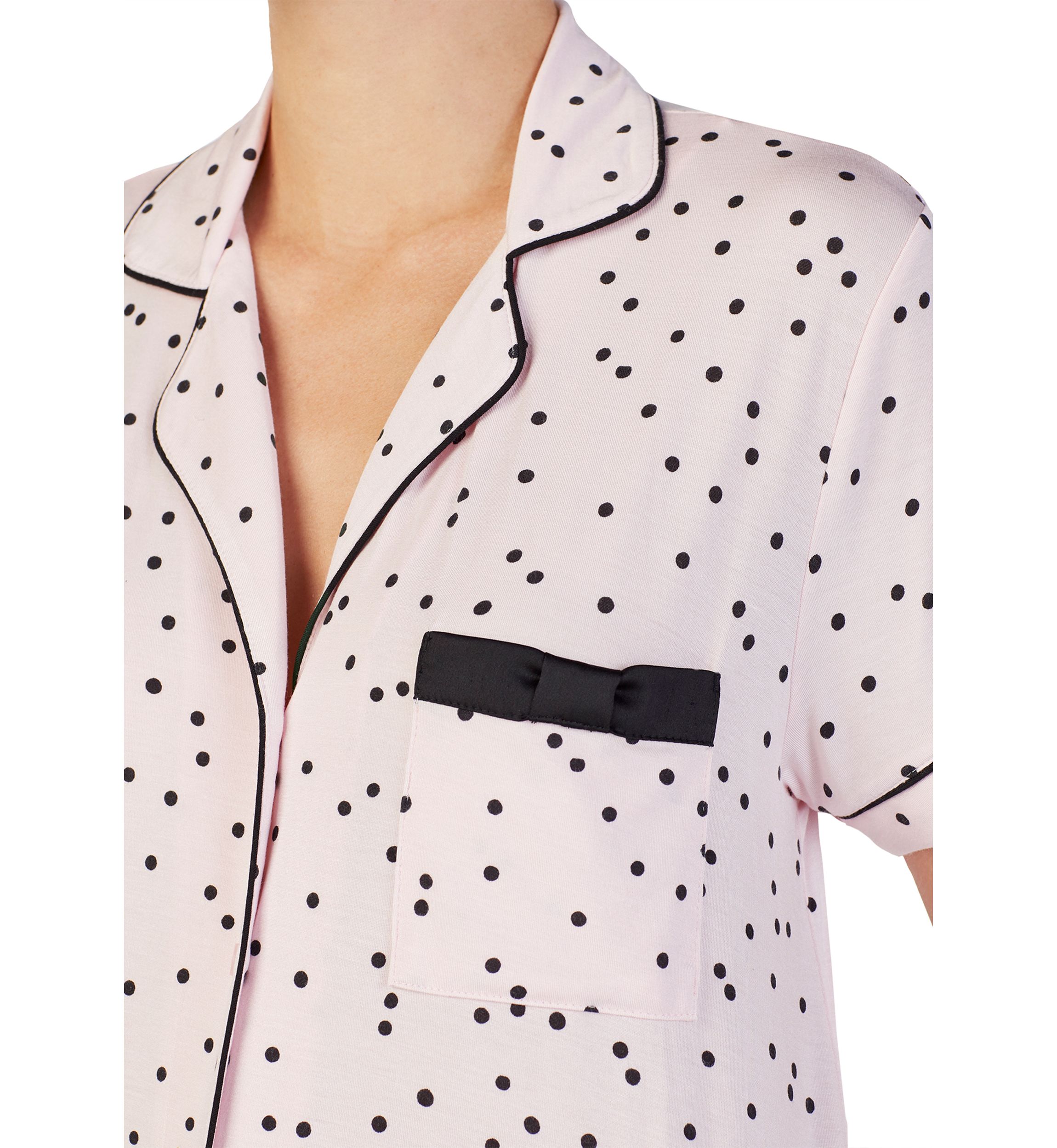 2-Piece Short Sleeve Modal Shortie Pajama Set
