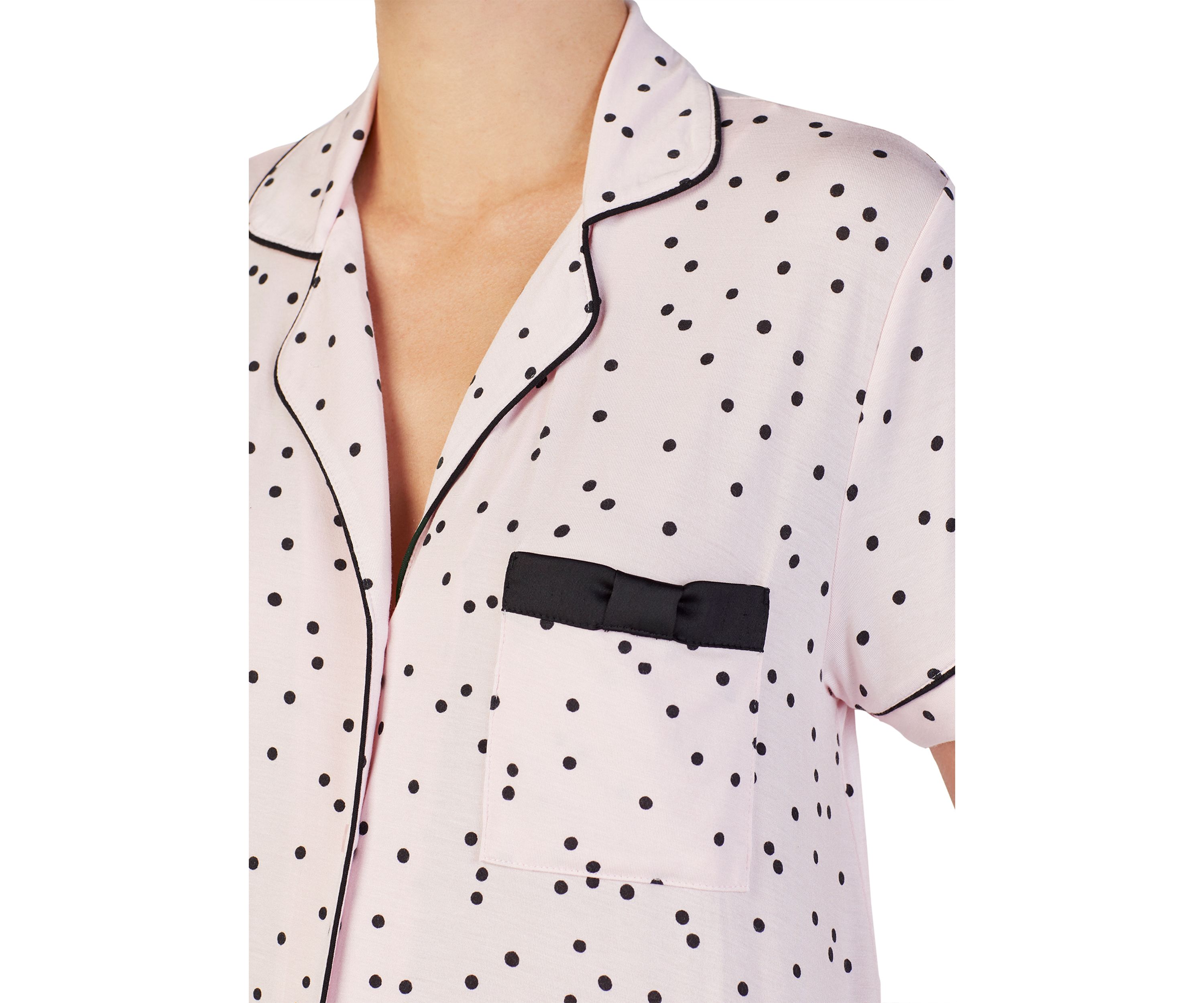 2-Piece Short Sleeve Modal Shortie Pajama Set