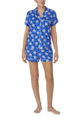 Women's Cozy Jersey Short Sleeve Pajama Set