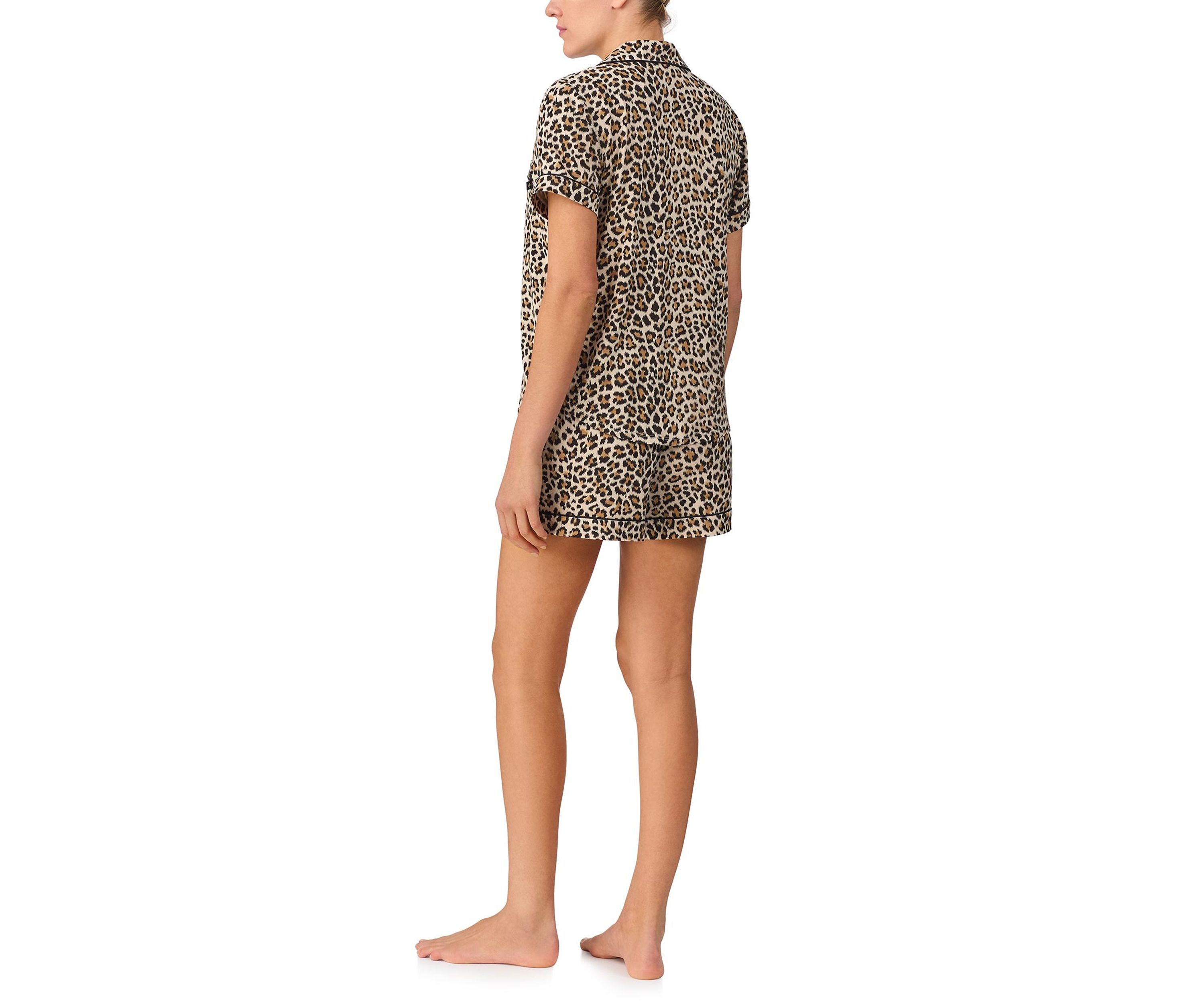 Printed Boxer Pajamas Set
