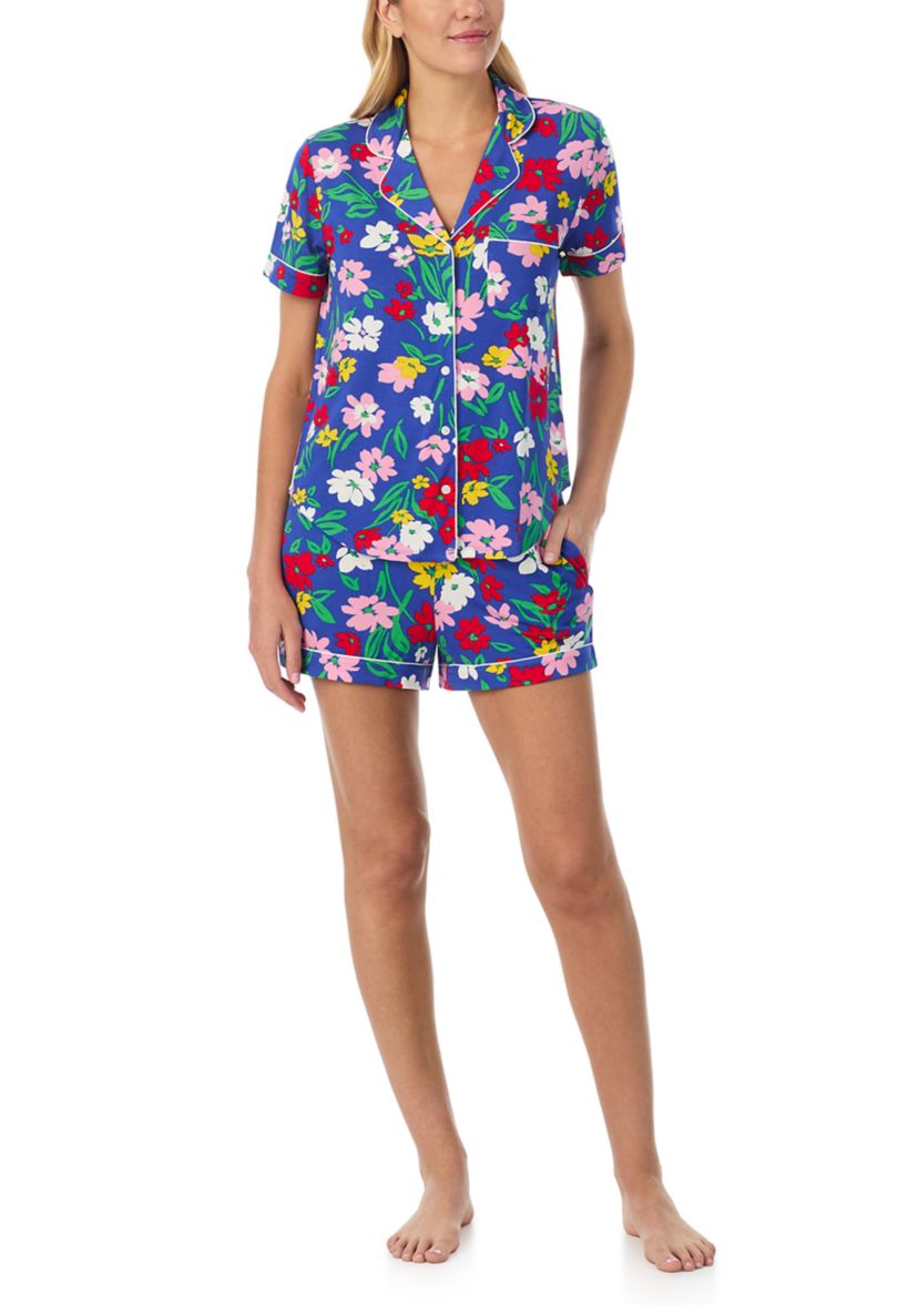 Printed Boxer Notch Pajama Set