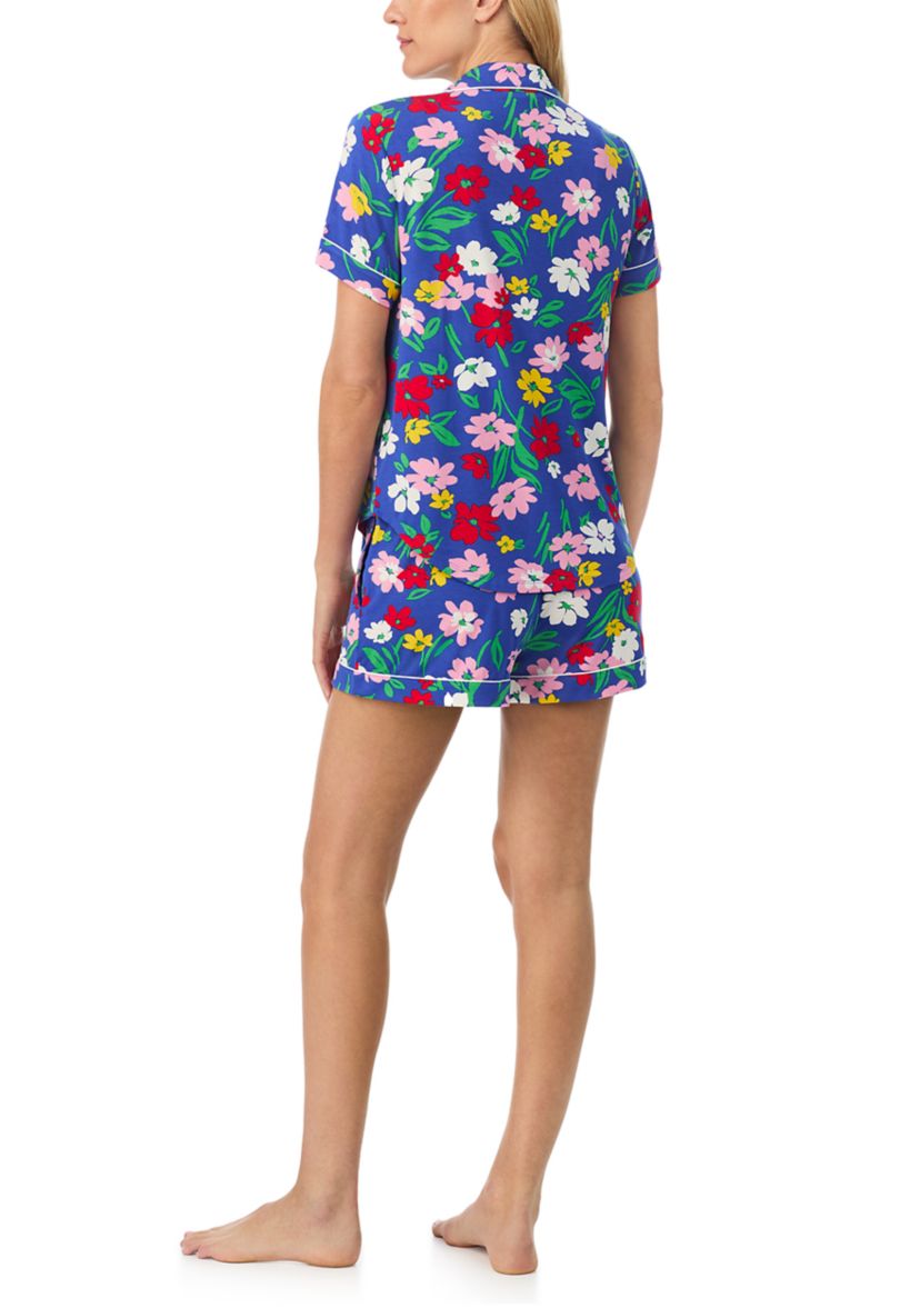Printed Boxer Notch Pajama Set