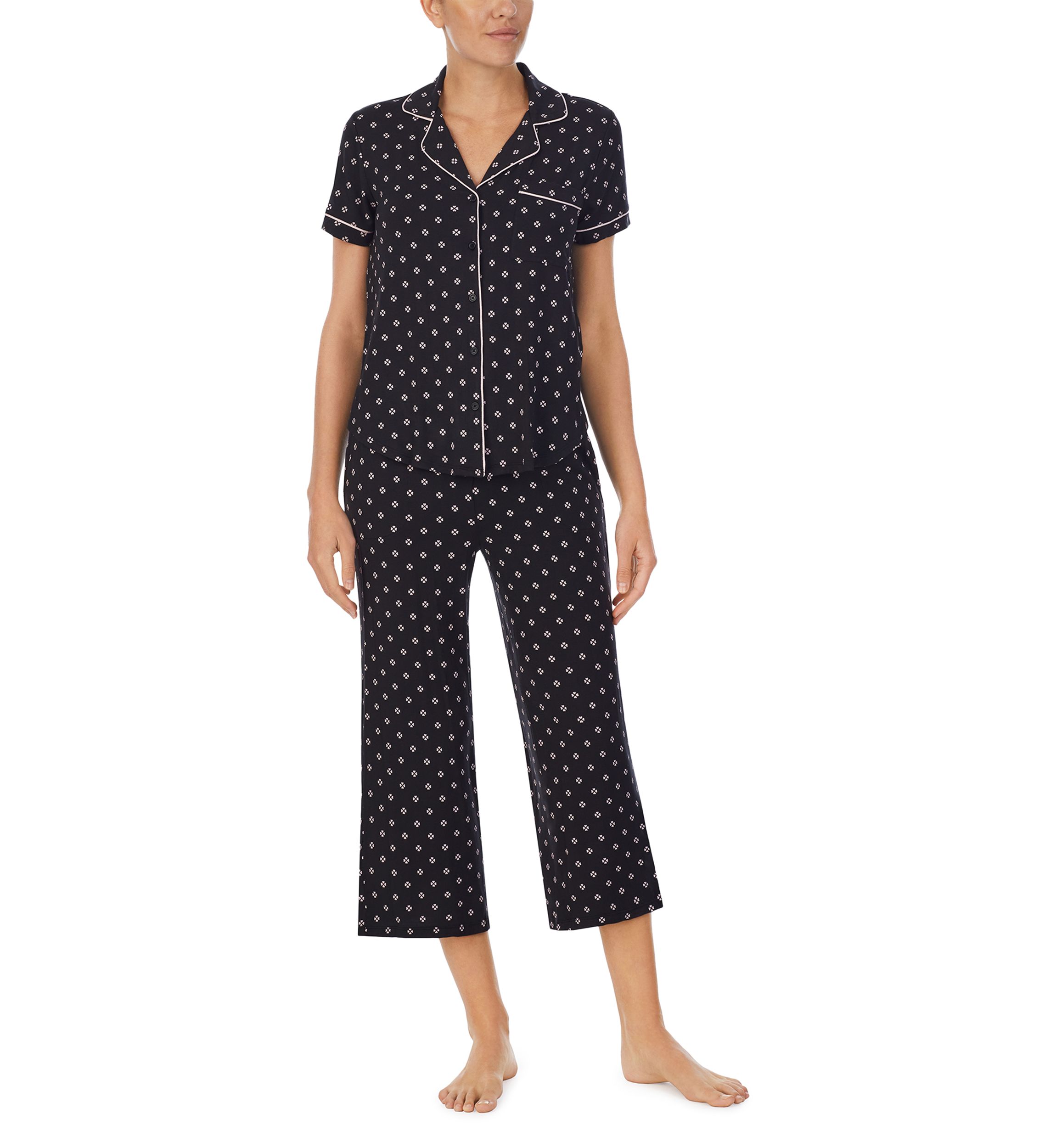 Cropped Pajama Set 