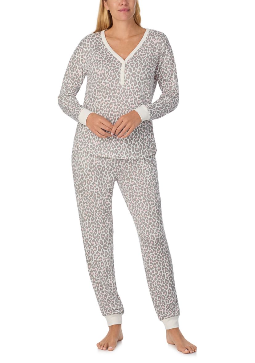 Heart Print Pajama Set 